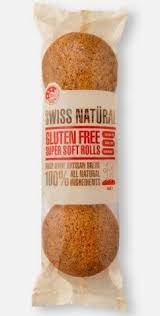 Swiss Natural Gluten Free Hamburger Rolls 3 Pack