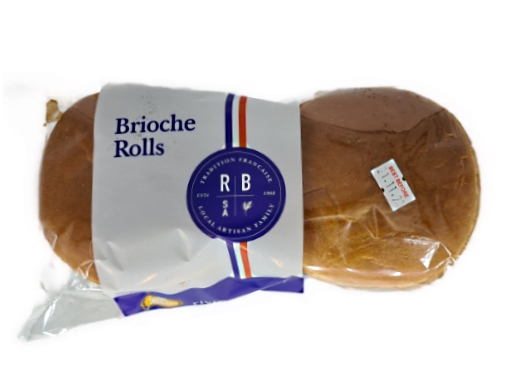 Riviera Bakery Brioche Hamburger Rolls 4 Pack