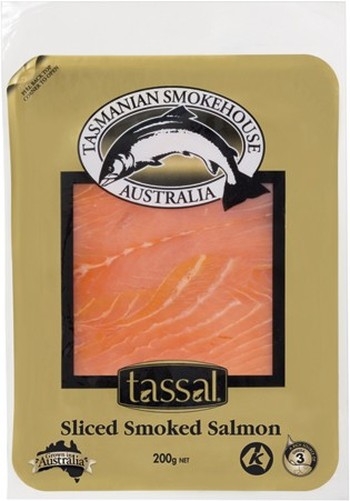 Tasmanian Smoked Salmon Smokehouse Sliced 200g