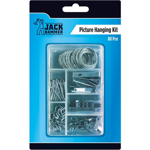 Jack Hammer Picture Hanging Kit 88 Piece