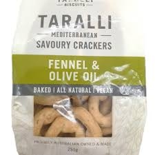 San Martino Taralli Crackers Fennel & Olive Oil 250g