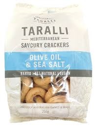 San Martino Taralli Crackers with Olive & Sea Salt 250g