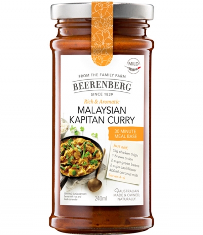 Beerenberg Sauce Malaysian Chicken Curry 240ml