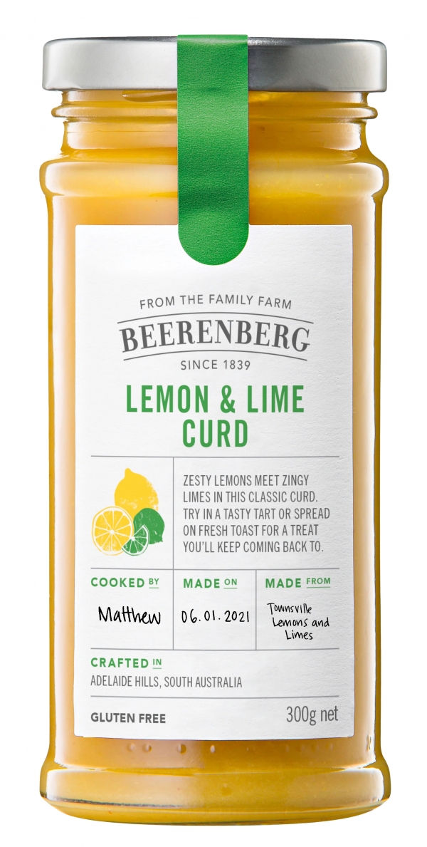 Beerenberg Lemon Lime Curd 300g