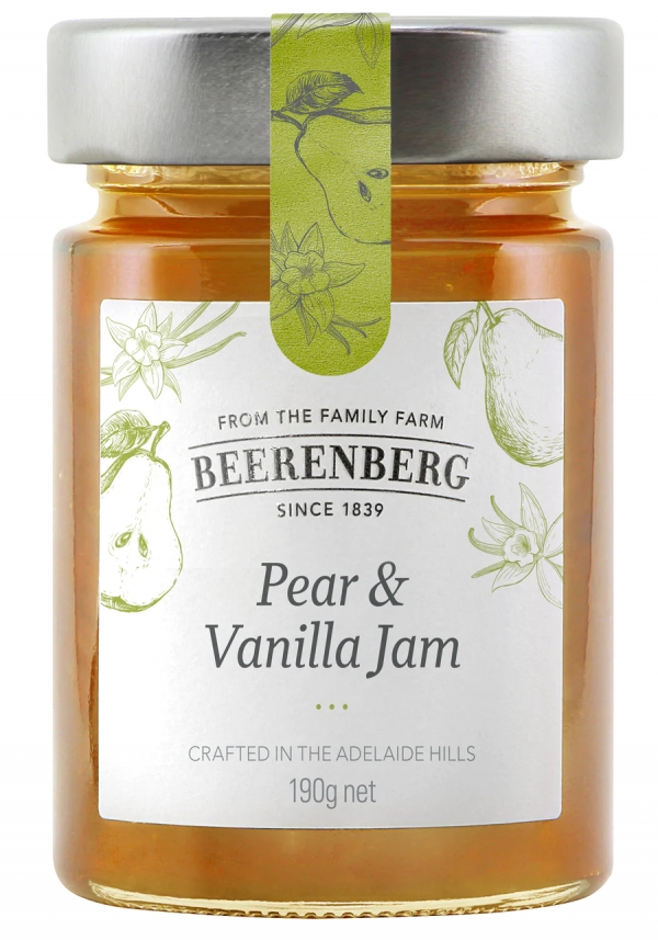 Beerenberg Pear & Vanilla Jam 190g