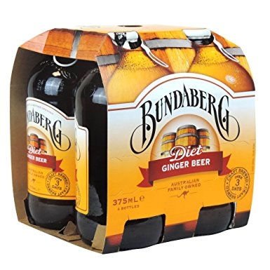 Bundaberg Diet Ginger Beer 4 x 375ml