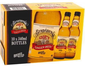 Bundaberg Ginger Beer Diet 10 x 375ml