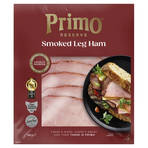 Primo Reserve Smoked Leg Ham 100g