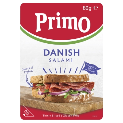 Primo Salami Danish Thinly Sliced 80g