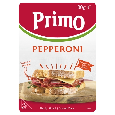 Primo Pepperoni Thinly Sliced 80g