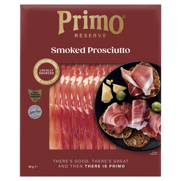 Primo Reserve Wood Smoked Prosciutto 80g