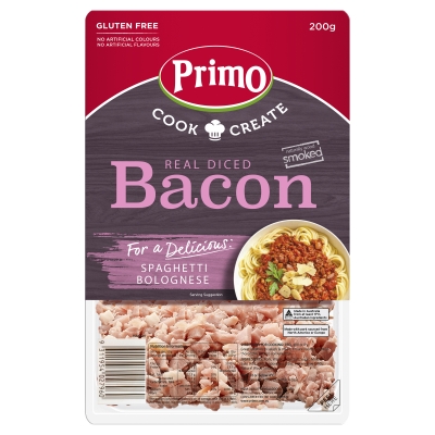 Primo Real Diced Bacon Pieces 200g