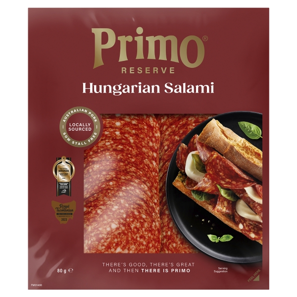 Primo Reserve Mild Hungarian Salami 80g