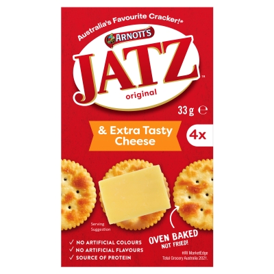 Arnott's Extra Tasty Cheese & Jatz 33g