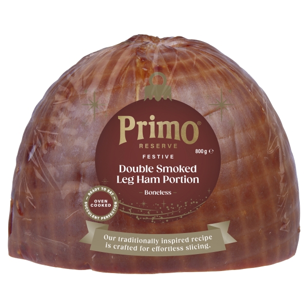 Primo Double Smoked Leg Ham Portion 800g