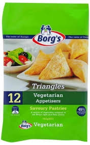 Borg's Triangles Vegetarian 360g