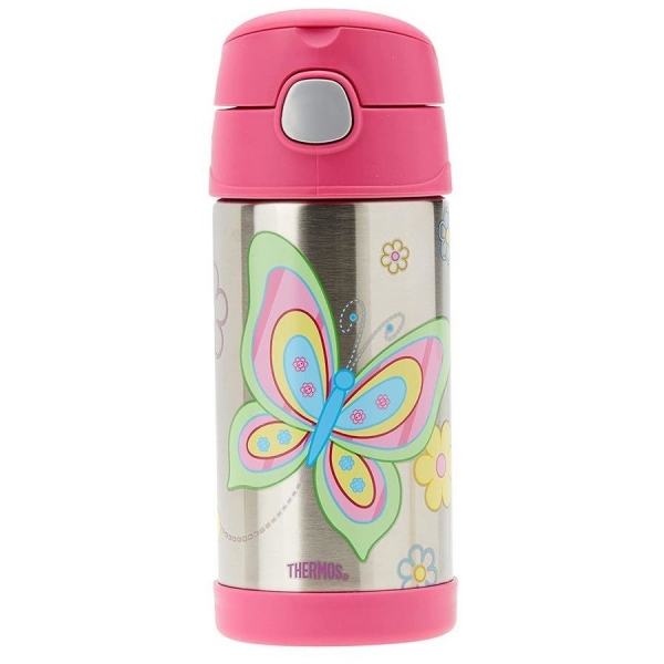 Thermos Funtainer Drink Bottle Butterfly 355ml