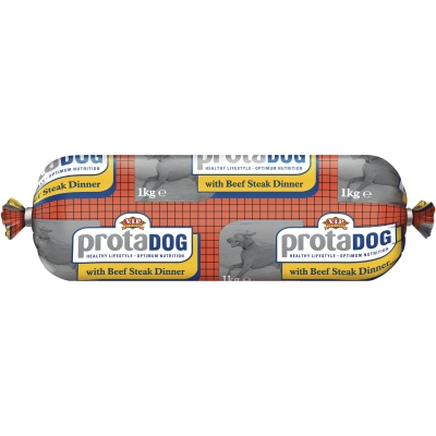 VIP Dog Roll ProtaDog Beef Dinner 1kg