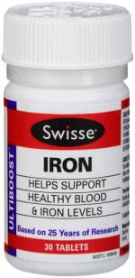 Swisse Ultiboost Iron 30 Pack