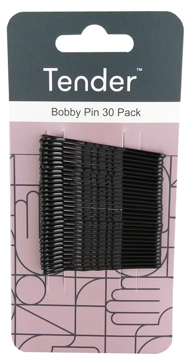 Tender Bobby Pins Black 30 Pack