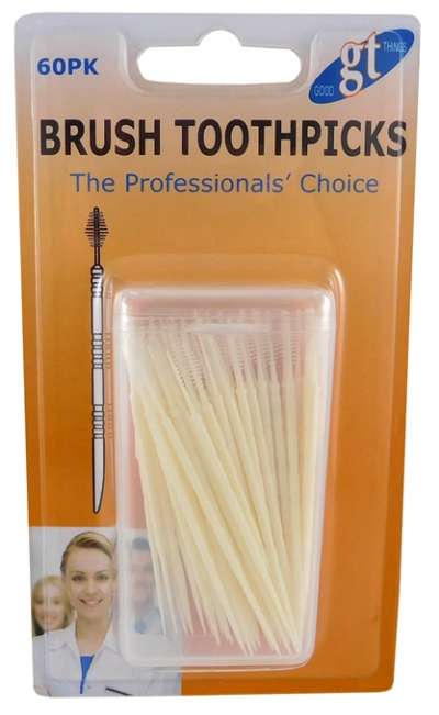 GoodThings Brush Toothpicks 60 Pack