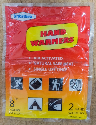 Hand Warmer 95 x 55mm 2 Pack