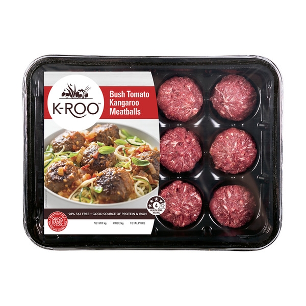 K-Roo Bush Tomato Kangaroo Meatballs 420g