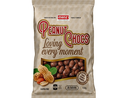 Menz Peanut Chocs 150g