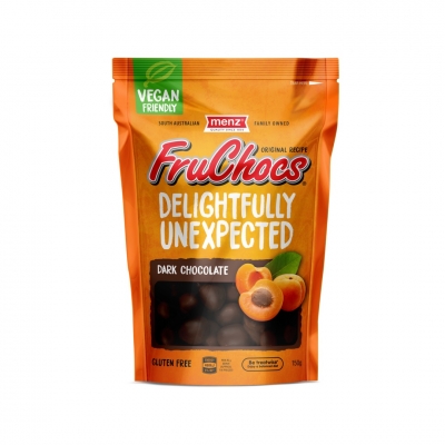 Menz Fruchocs Dark Chocolate Vegan 150g