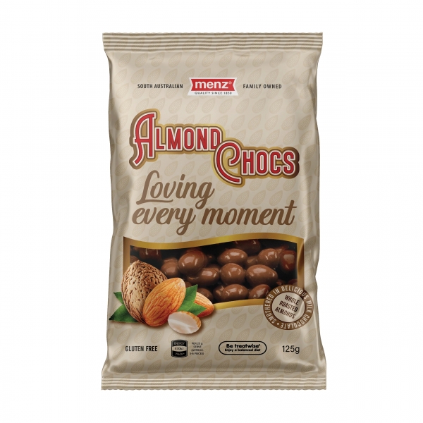 Menz Almond Chocs 125g