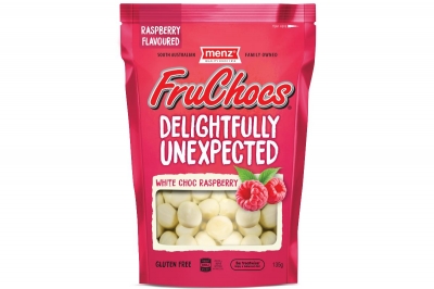 Menz Fruchocs White Raspberry 135g