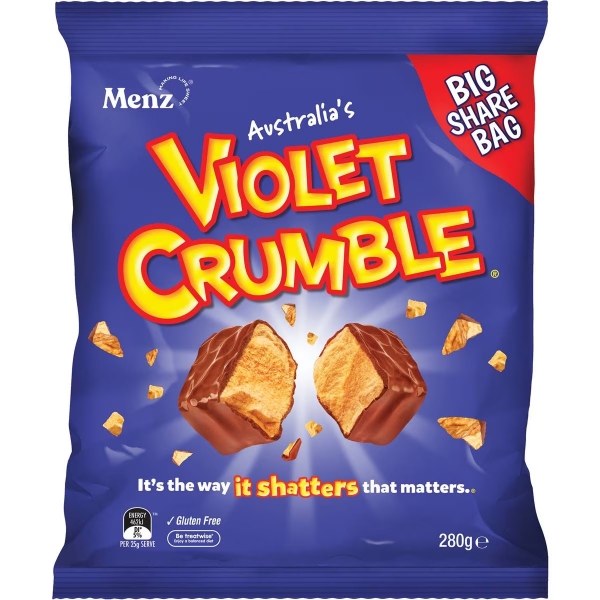 Violet Crumble Share Pack 280g