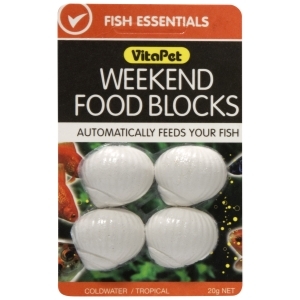 Vitapet Weekend Food Block For Goldfish & Tropical Fish 20g