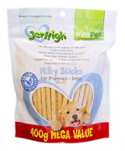 Vitapet Jerhigh Milky Sticks 400g