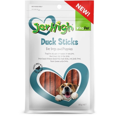 Vitapet Jerhigh Duck Sticks 80g