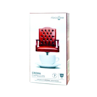 Rio Coffee Pods Crema 10 Pack 52g (Nespresso Compatible)