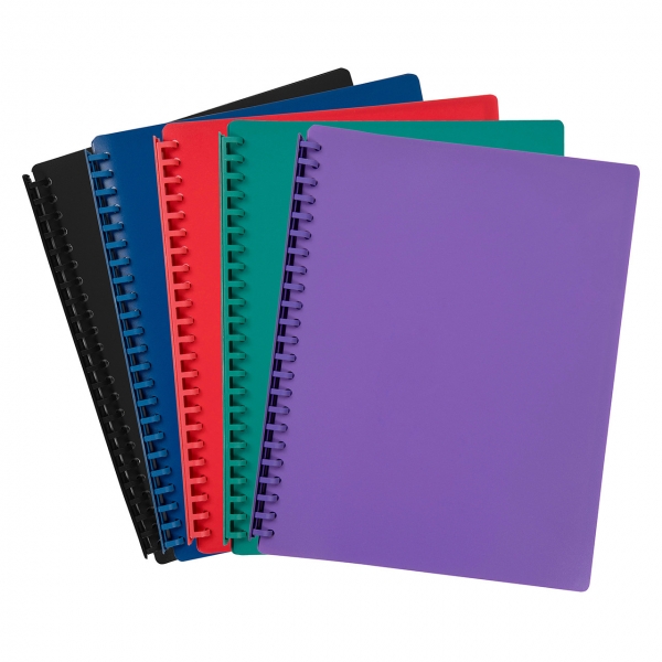 Marbig Display Book A4 20 Pages Assorted Colours