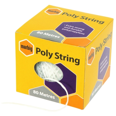 Marbig Poly String White 80m