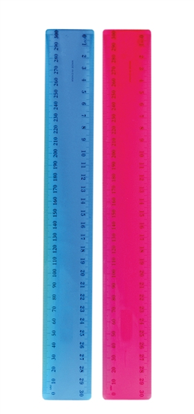 Marbig Coloured Ruler 30cm Asst Colours Each