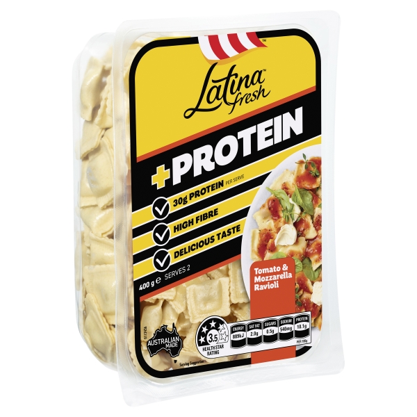 Latina Fresh +Protein Tomato & Mozzarella 400g