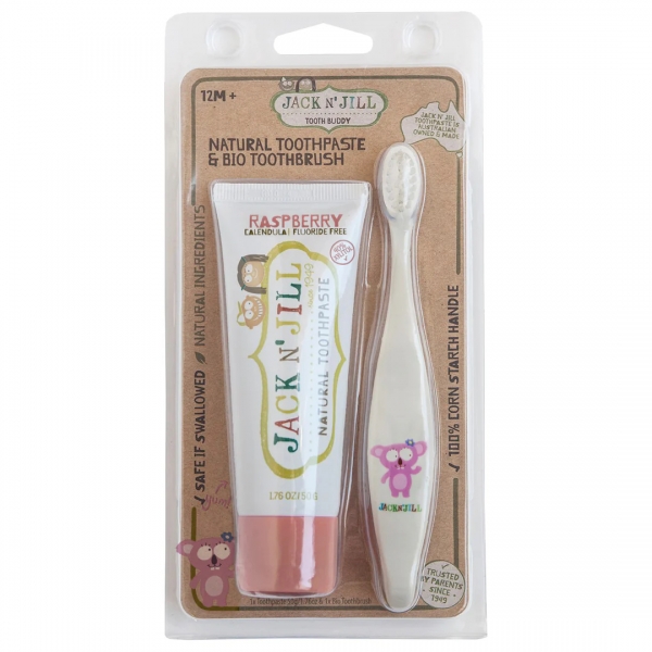 Jack N' Jill Natural Toothpaste & Koala Bio Toothbrush