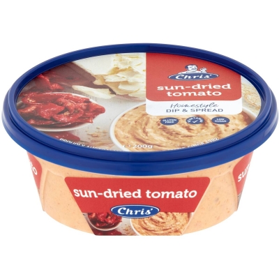 Chris Dip Homestyle Sundried Tomato 200g