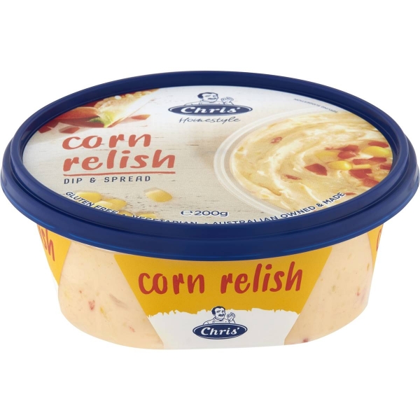 Chris' Dip Traditional Corn Relish 200g