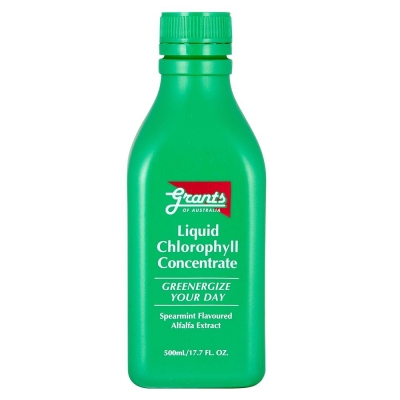 Grants Liquid Chlorophyll Internal Cleanser & Tonic Spearmint Flavoured 500ml