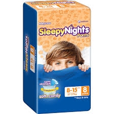 Babylove Sleepy Nights Pants 8-15 Years 8 Pack