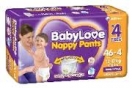 Babylove Nappy Pants Walker 12-17kg 50 Pack