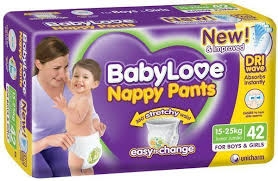 Babylove Nappy Pants Junior 15-25kg 42 Pack