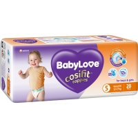 Babylove Nappies Cosifit Size 5 Walker 28 Pack