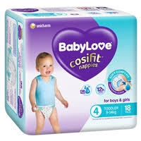 Babylove Nappies Cosifit Toddler 9-14kg 18 Pack