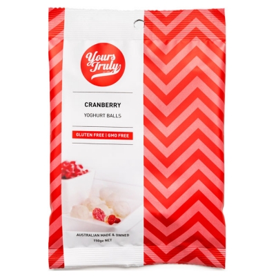 Yours Truly Cranberry Yoghurt Balls 100g